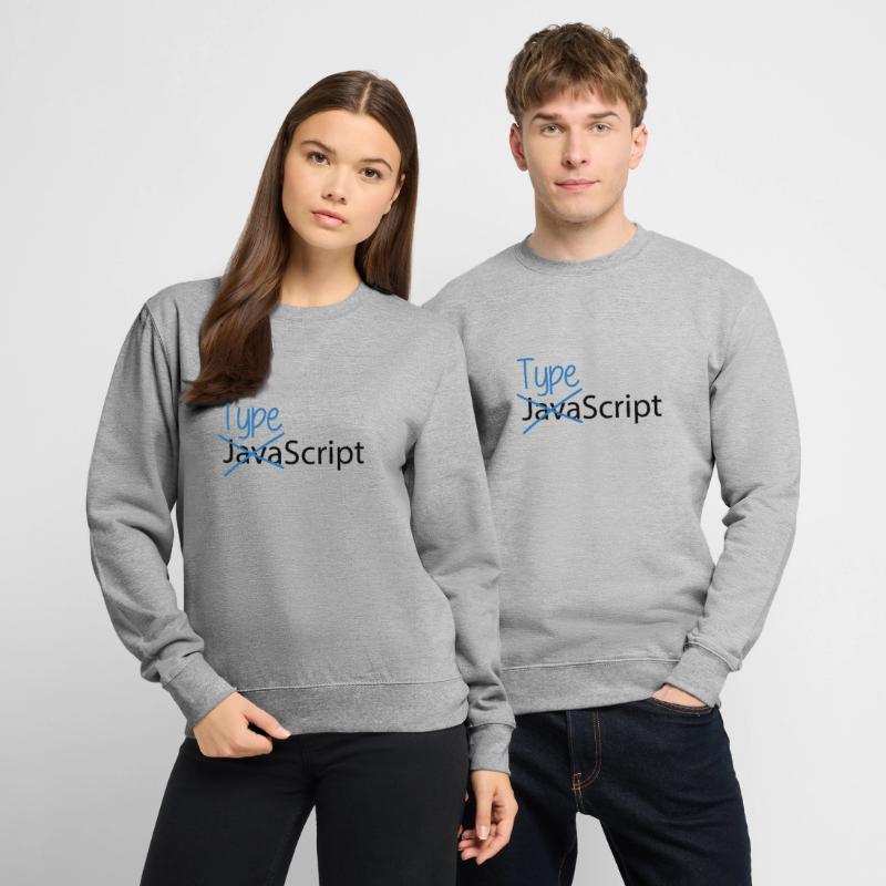 Typescript over Javascript Unisex Pullover
