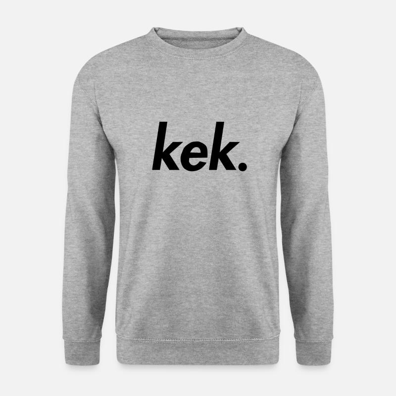 kek - Unisex Pullover - Weißgrau meliert