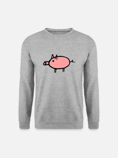 Pig - Unisex Sweatshirt - salt & pepper