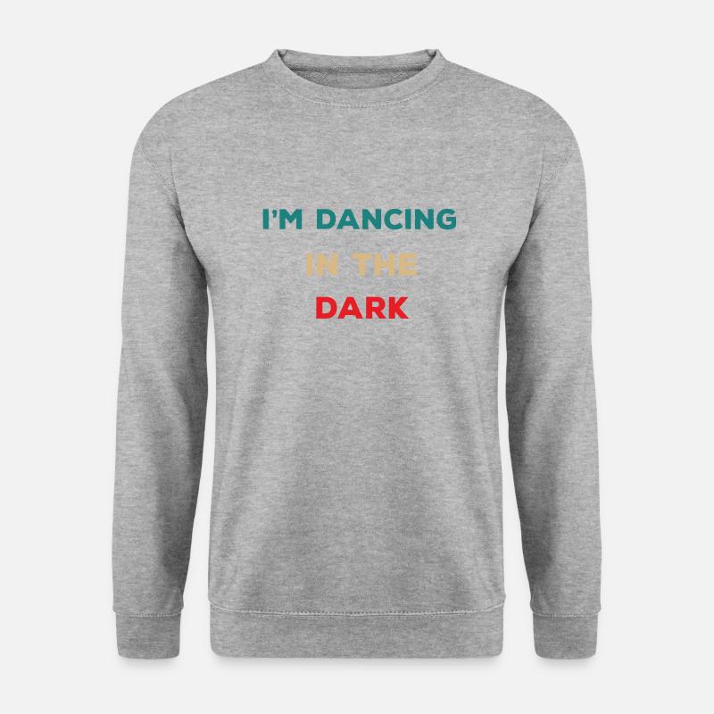 Dancing Dance Music - Unisex Pullover - Weißgrau meliert
