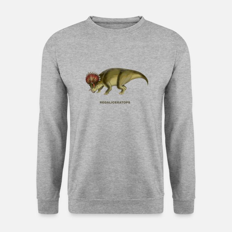 LICORICERATOPS - Unisex Pullover - Weißgrau meliert