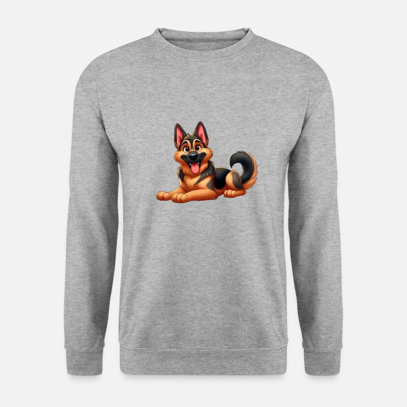 German Shepherd 3 - Unisex Sweatshirt - salt & pepper