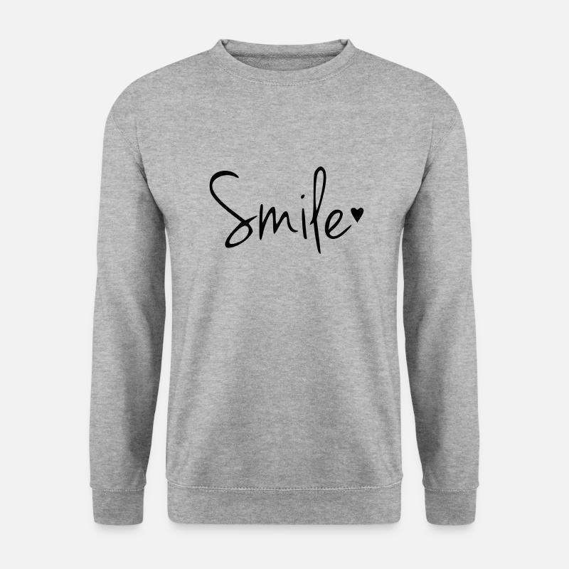 Laugh Smile - Unisex Sweatshirt - salt & pepper