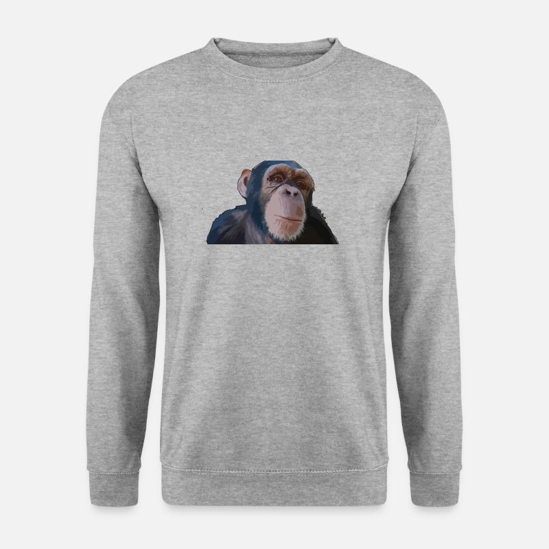 Cute monkey - Unisex Sweatshirt - salt & pepper