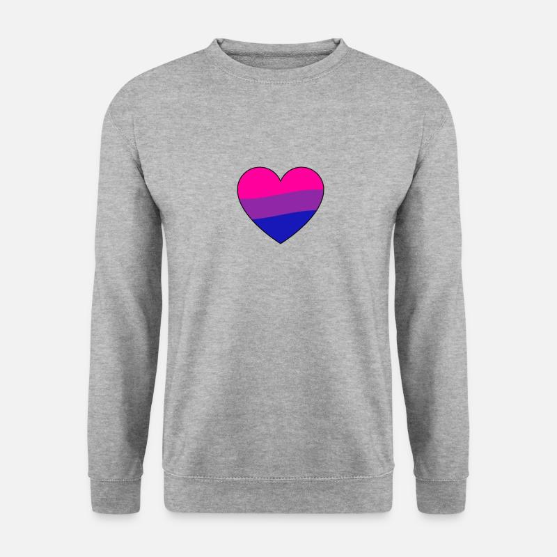 Pride bisexual - Unisex Sweatshirt - salt & pepper