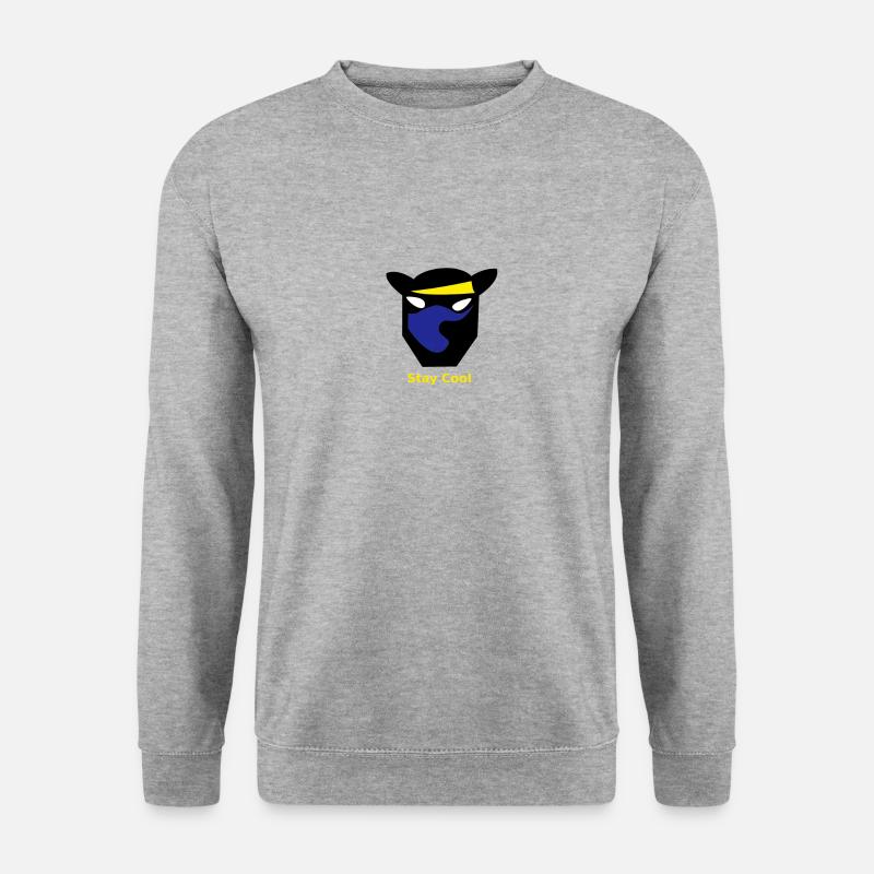 Ninja - Unisex Pullover - Weißgrau meliert