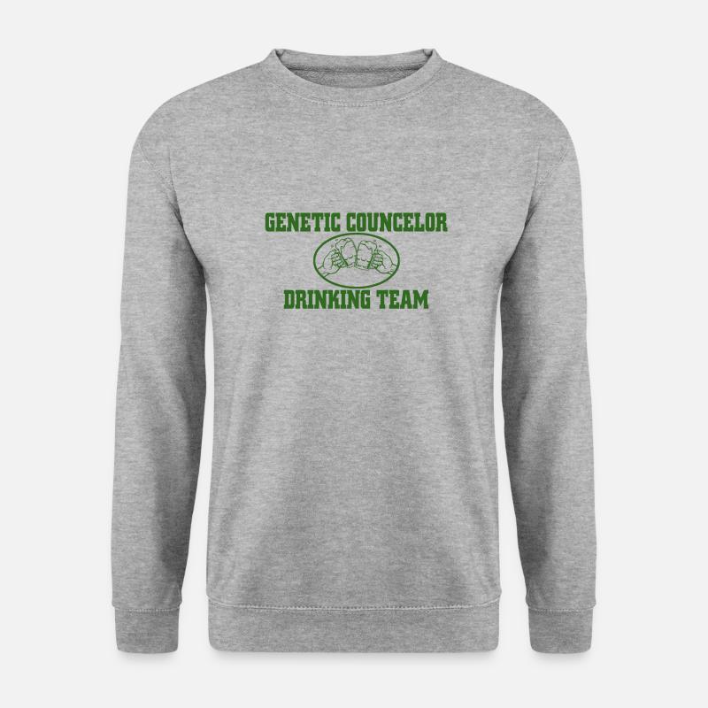 genetischer Berater - Unisex Pullover - Weißgrau meliert