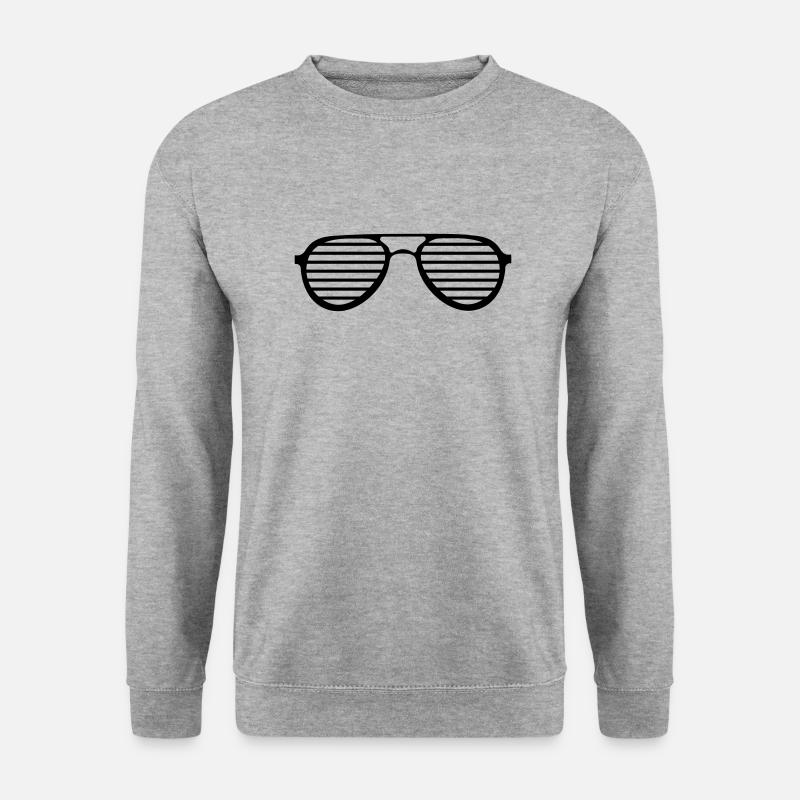 sonnenbrille - Unisex Pullover - Weißgrau meliert