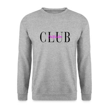 Club on vacation - Unisex Sweatshirt - salt & pepper - Front - Alina (178cm) & Michal (187cm)