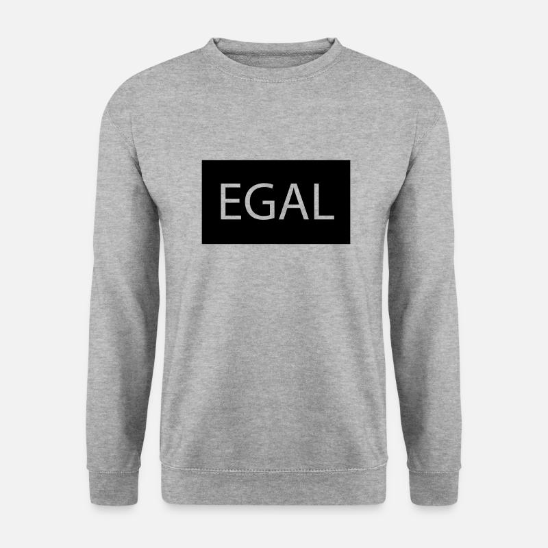 EGAL - Unisex Pullover - Weißgrau meliert