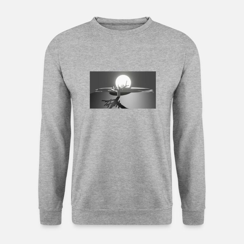 Sun and Tree - Unisex Sweatshirt - salt & pepper