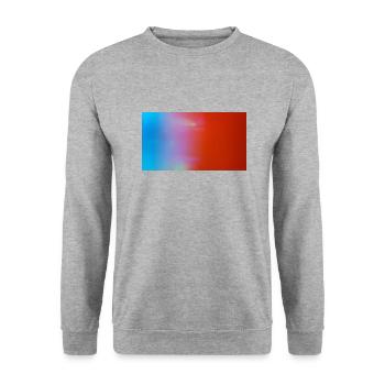 Flag 128 - Unisex Pullover - Weißgrau meliert - Vorne - Alina (178cm) & Michal (187cm)