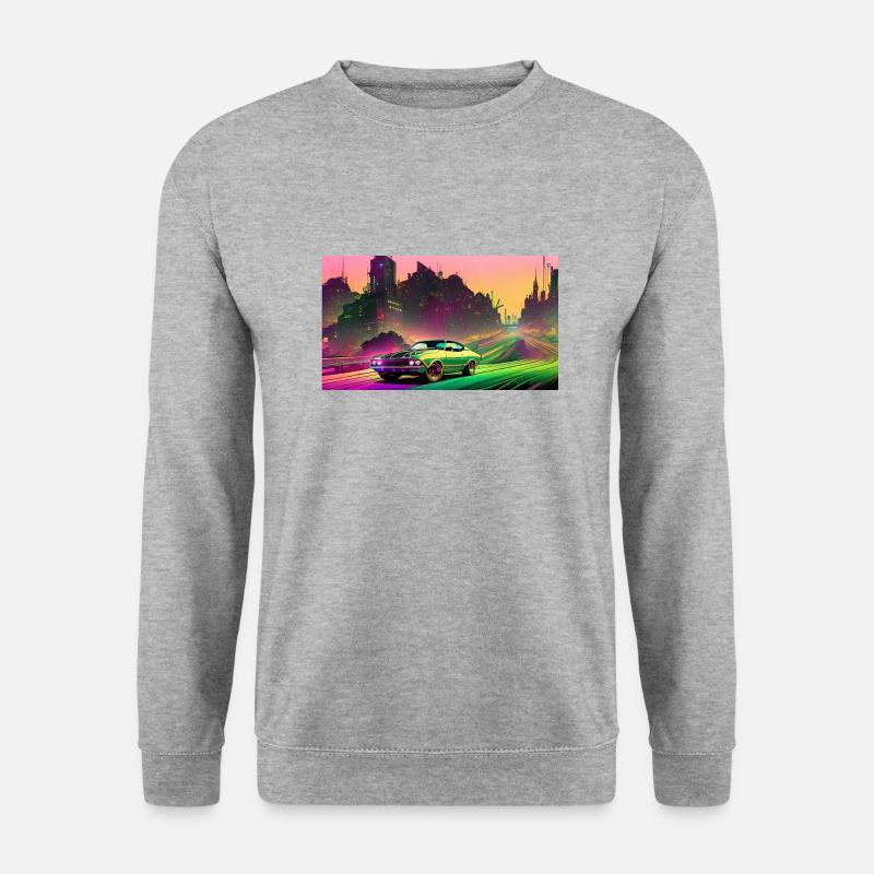 Chevelle 1969 - Unisex Pullover - Weißgrau meliert
