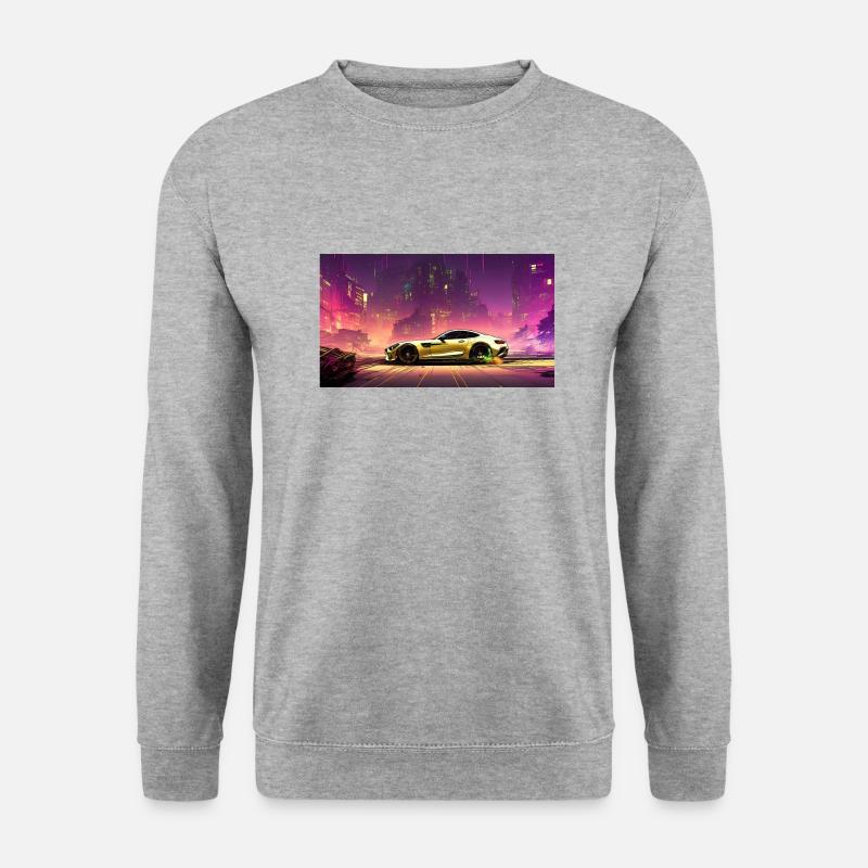 Amg GT 2014 - Unisex Pullover - Weißgrau meliert