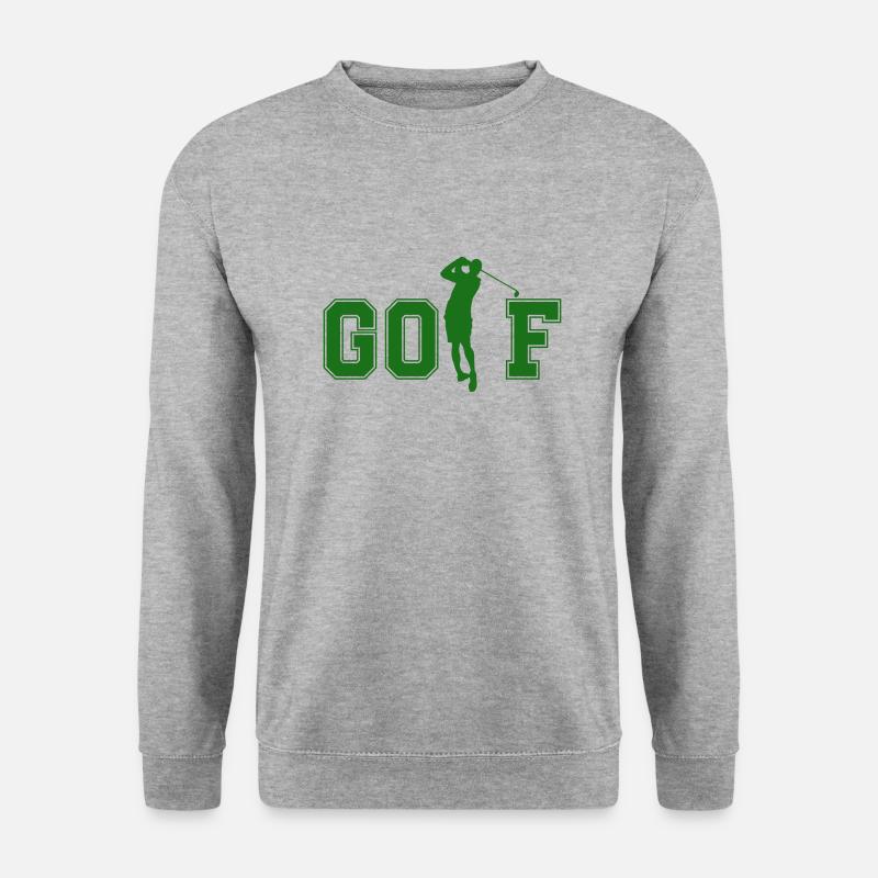golf - Unisex Pullover - Weißgrau meliert