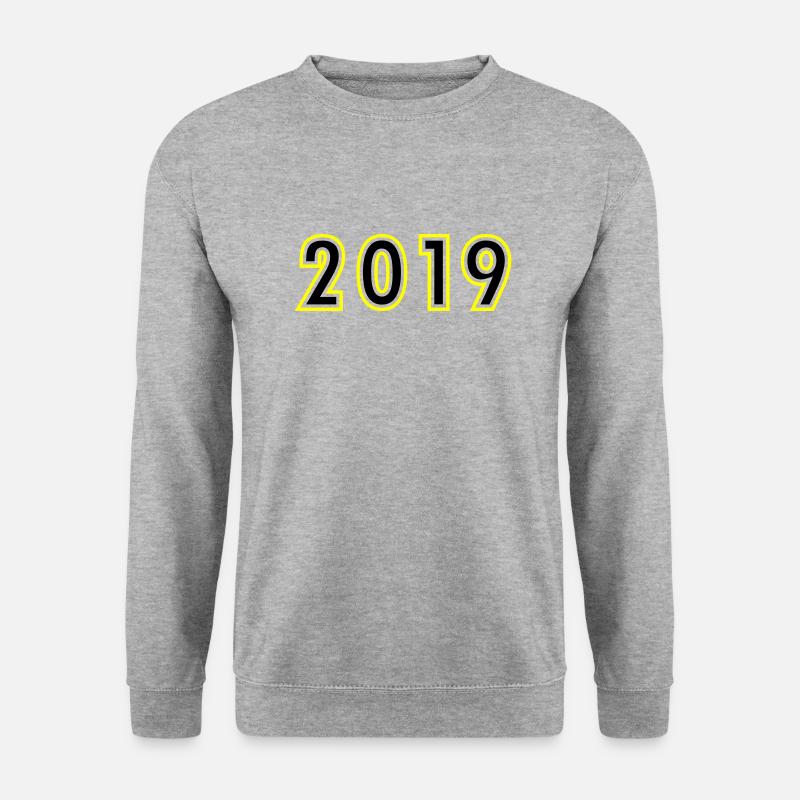 2019 Year Birthday - Unisex Sweatshirt - salt & pepper