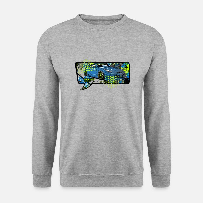 GTR bubble - Unisex Pullover - Weißgrau meliert