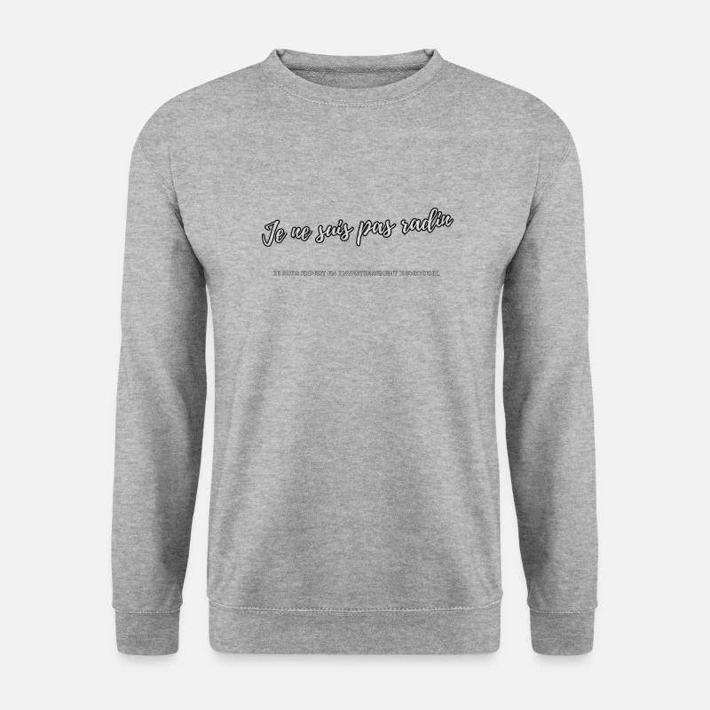 Radin 2 - Unisex Pullover - Weißgrau meliert