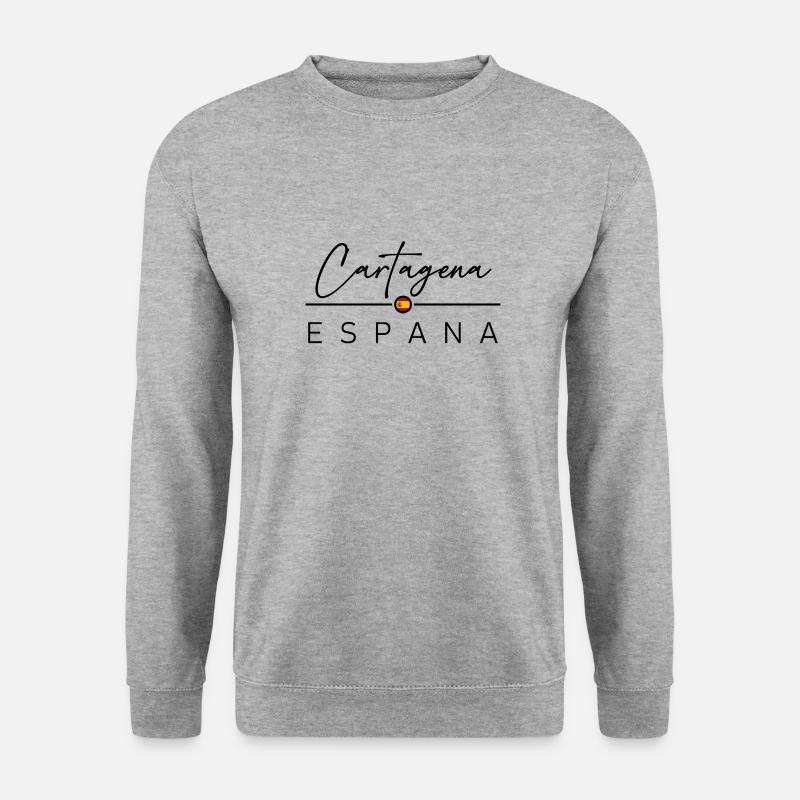 Espagne - Carthagène - Espagne - España - Sweat-shirt Unisexe - gris chiné