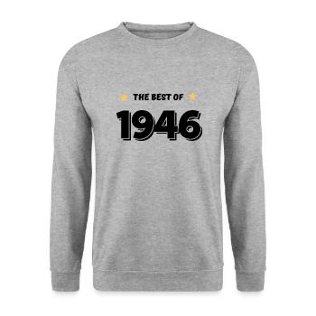 Best of 1946 - Unisex Sweatshirt - salt & pepper - Front - Alina (178cm) & Michal (187cm)