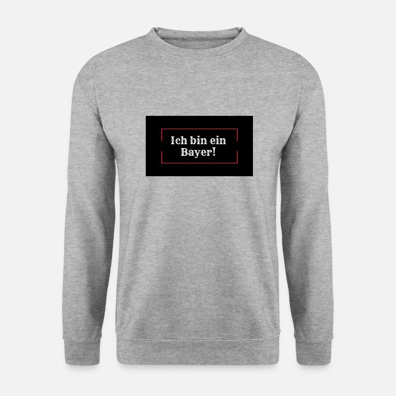 Bayern 1# - Unisex Pullover - Weißgrau meliert