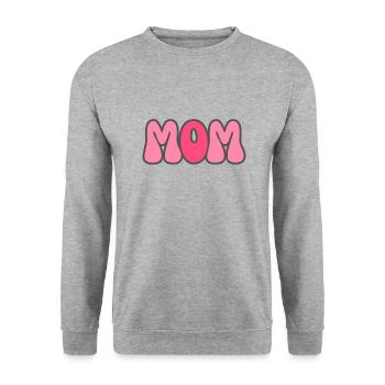 Modern Typography Cool Art Studio Brand Logo - Unisex Pullover - Weißgrau meliert - Vorne - Alina (178cm) & Michal (187cm)