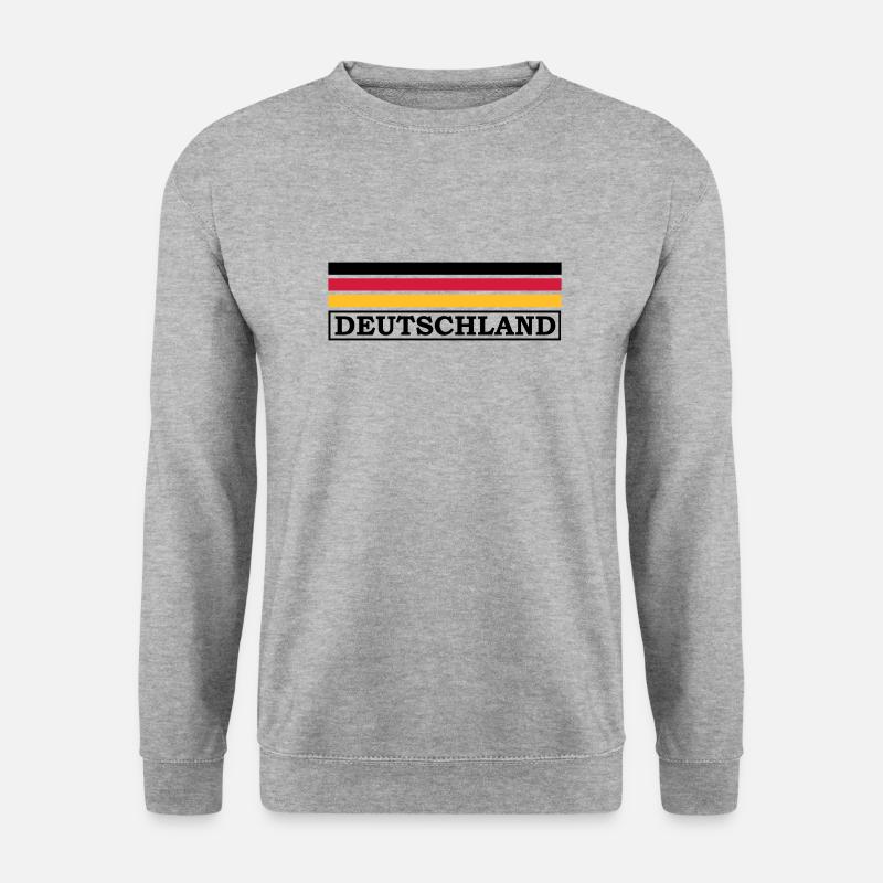 Deutschland - Unisex Pullover - Weißgrau meliert