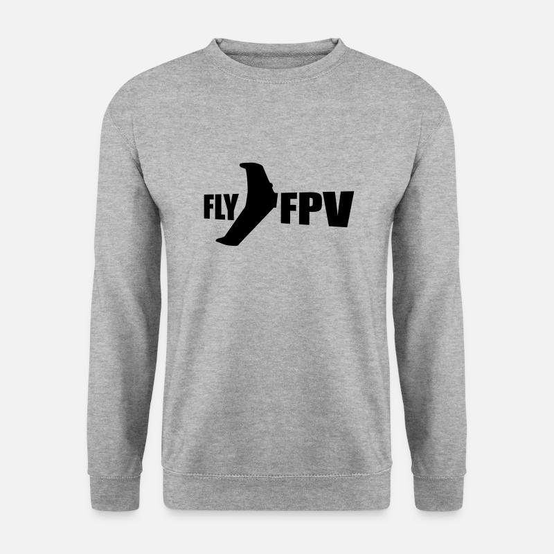 fly fpv - Unisex Sweatshirt - salt & pepper