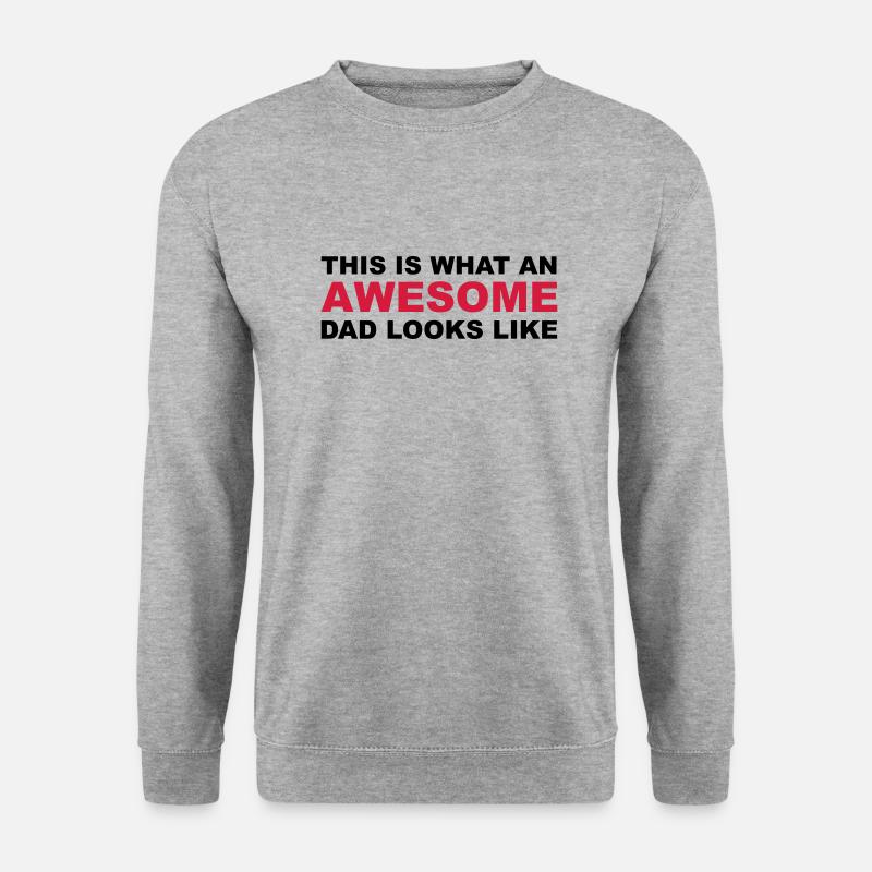 Awesome Dad - Unisex Sweatshirt - salt & pepper