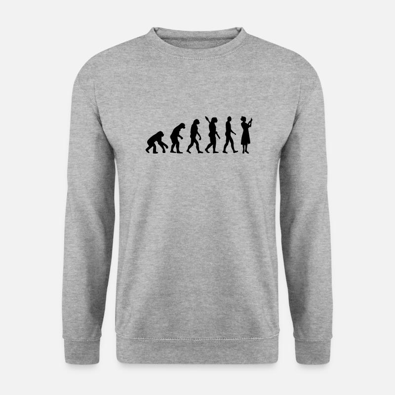 Évolution Infirmière - Sweat-shirt Unisexe - gris chiné