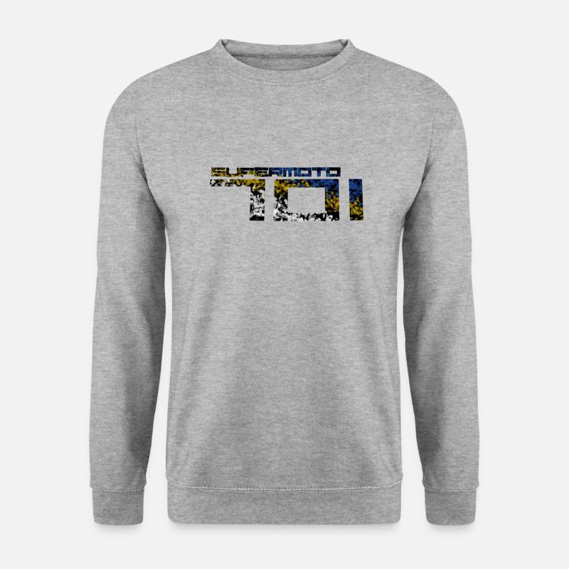 Supermoto 701 - Unisex Pullover - Weißgrau meliert