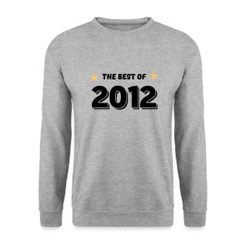 Das Beste aus 2012 - Unisex Pullover - Weißgrau meliert - Vorne - Alina (178cm) & Michal (187cm)