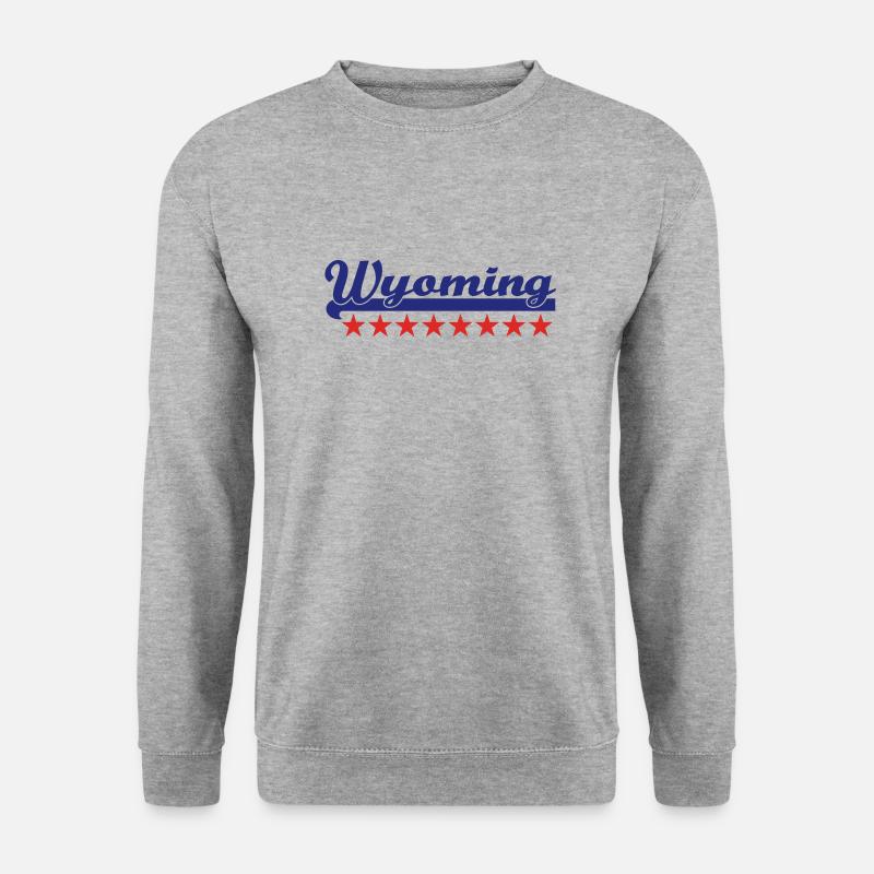 wyoming - Unisex Pullover - Weißgrau meliert