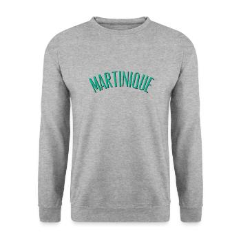 Martinique - Unisex Pullover - Weißgrau meliert - Vorne - Alina (178cm) & Michal (187cm)