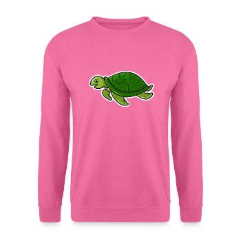 Schildkröte - Unisex Pullover - Pink - Vorne