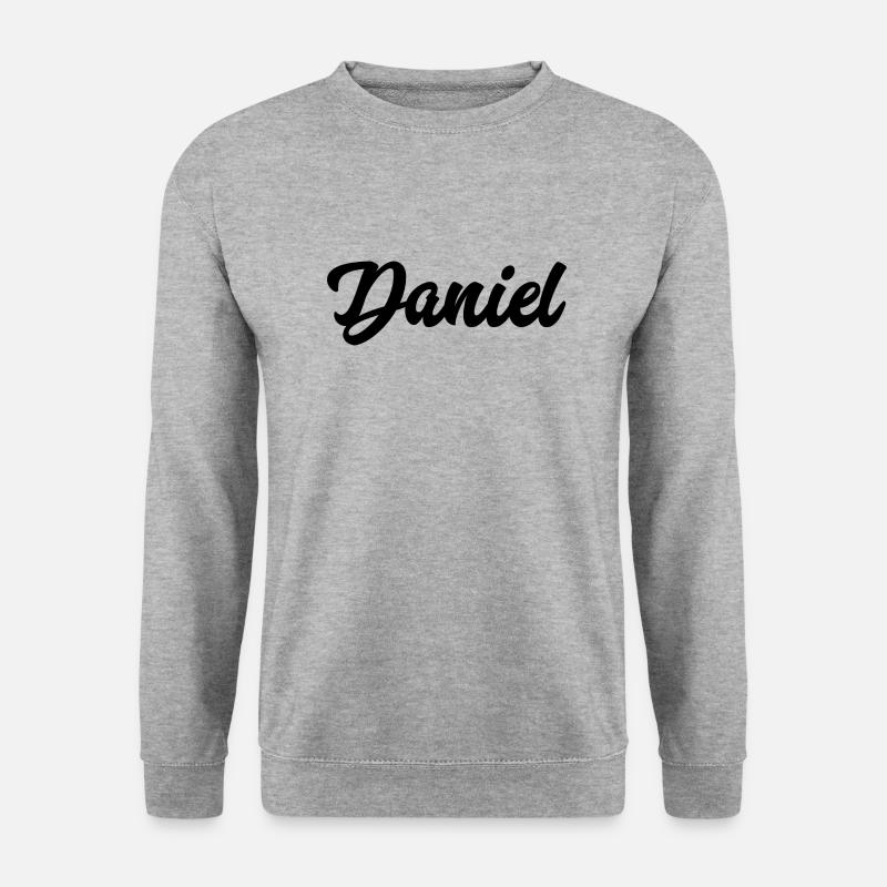 Daniel Custom Text Birthday Name - Unisex Sweatshirt - salt & pepper
