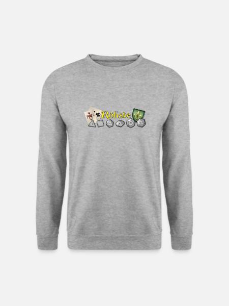 Rôliste - Sweat-shirt Unisexe - gris chiné