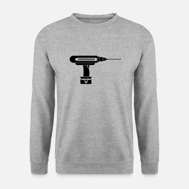 screwdriver drill - Unisex Sweatshirt - salt & pepper