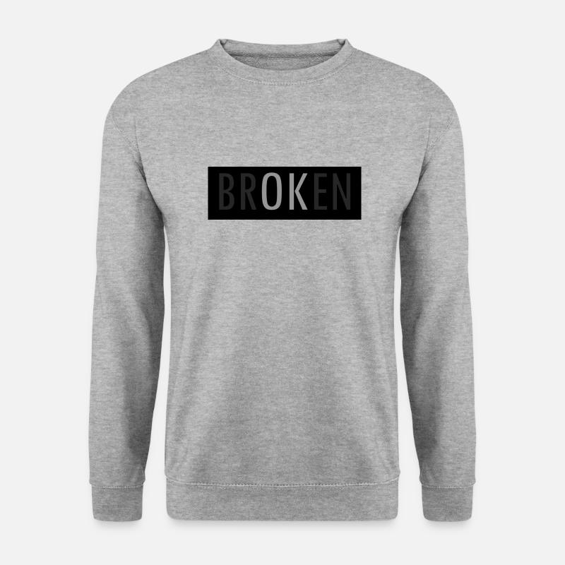 Broken - Unisex Sweatshirt - salt & pepper