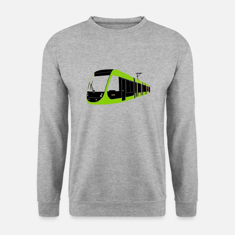 Lund tram - Unisex Sweatshirt - salt & pepper