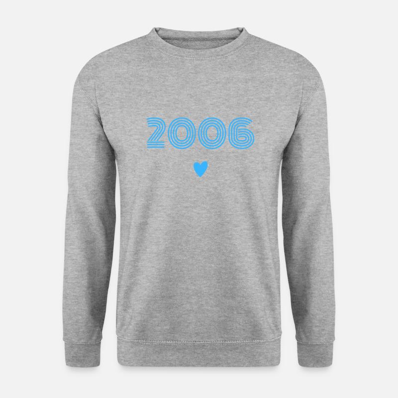 Jahrgang 2006 Junge - Unisex Pullover - Weißgrau meliert