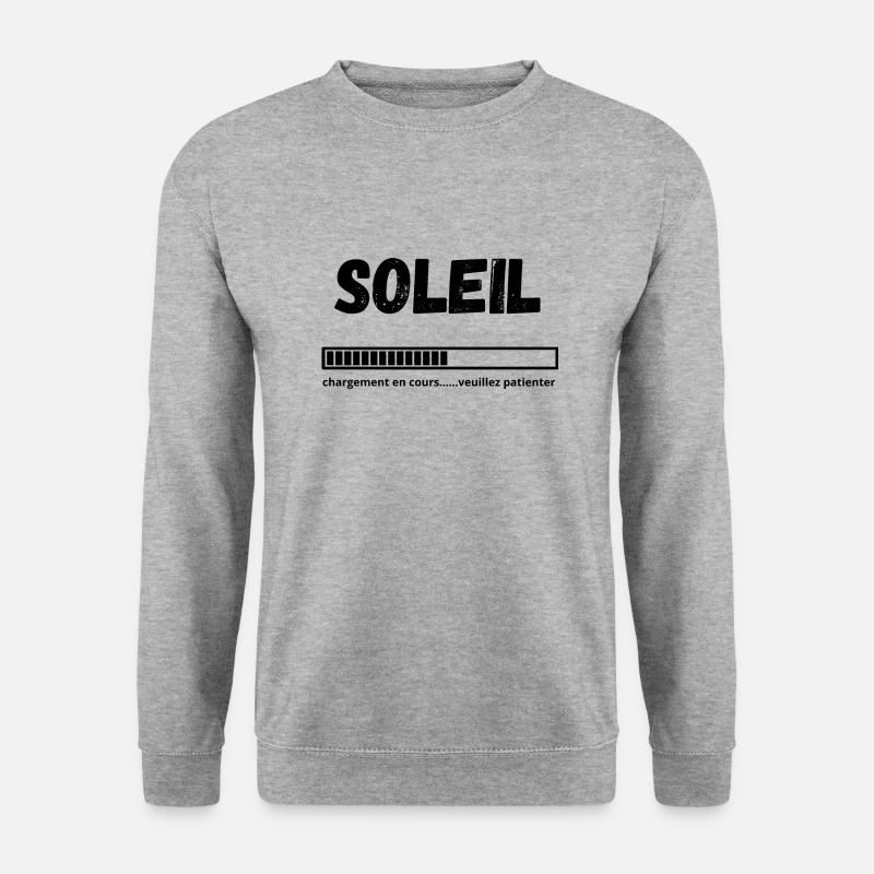 Sunshine in progress, please wait - Unisex Sweatshirt - salt & pepper