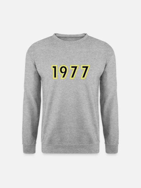 1977 Year Birthday - Unisex Sweatshirt - salt & pepper