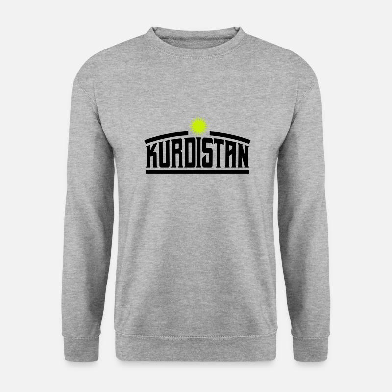 kurdistan - Unisex Pullover - Weißgrau meliert