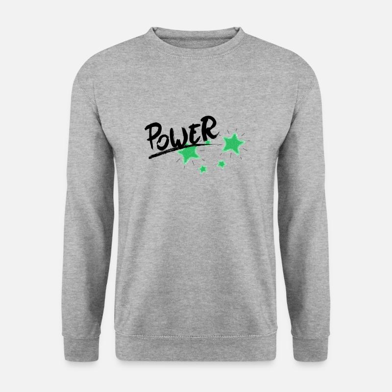 AdrenalinSchub - Unisex Pullover - Weißgrau meliert