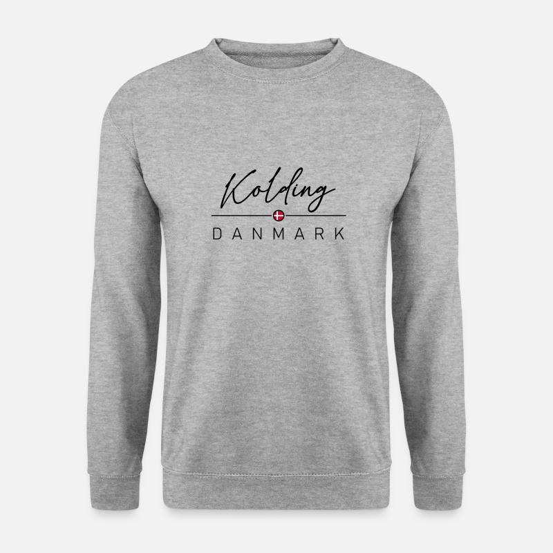 Dänemark - Kolding - Danmark - Denmark - Unisex Pullover - Weißgrau meliert