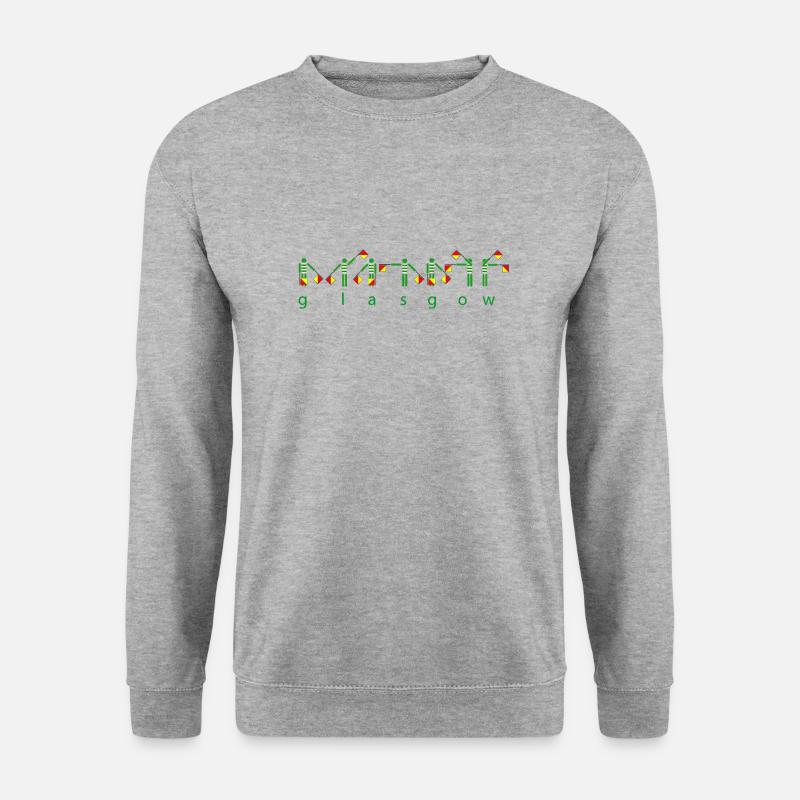Glasgow Semaphore - Unisex Sweatshirt - salt & pepper
