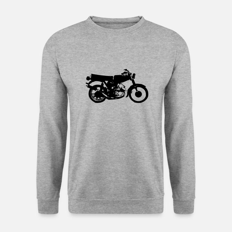 Simson S51 - Unisex Pullover - Weißgrau meliert