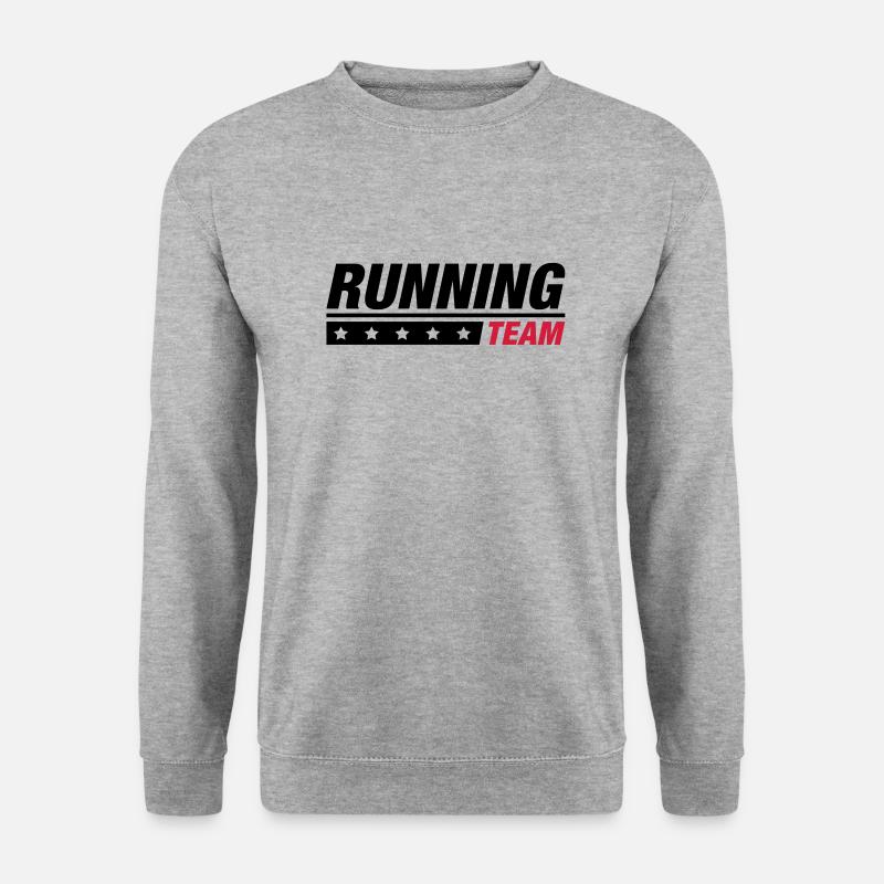 running_team_qa2 - Unisex Pullover - Weißgrau meliert