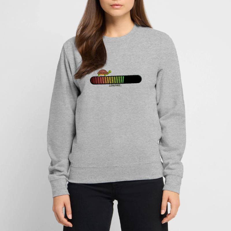 turtle bar loading loading progress drawing Unisex Sweatshirt